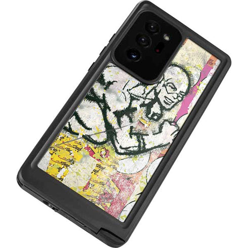 DC Comics The Flash Retro Abstract Running Pose Galaxy Note20 Ultra 5G Waterproof Case